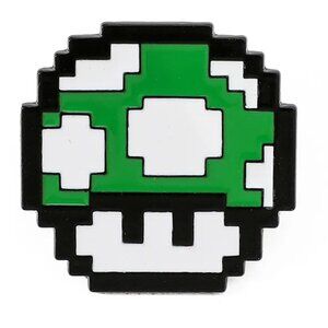 Pixel Mushroom Enamel Pin | Retro Gaming Style Lapel Pin